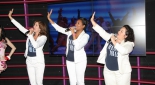 Susa Meyer, Jacqueline Braun und Anna Milva Gomez beim singen