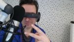 Philipp Pertl im Studio des Radio Ö24